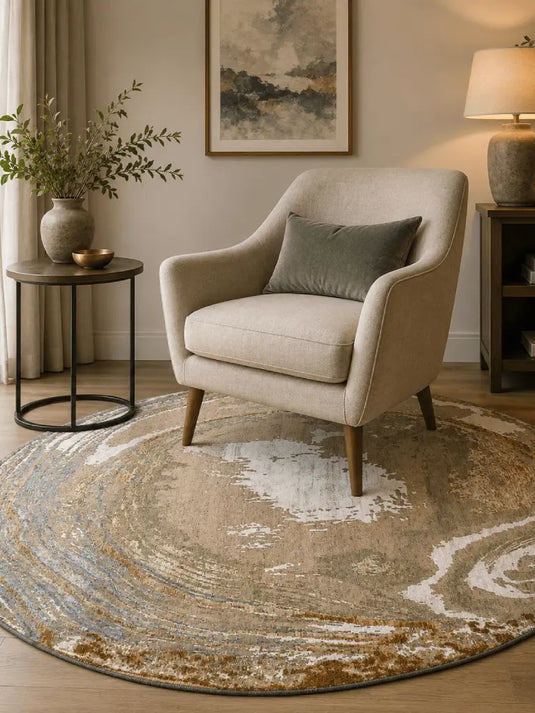 Round Rugs & Carpet