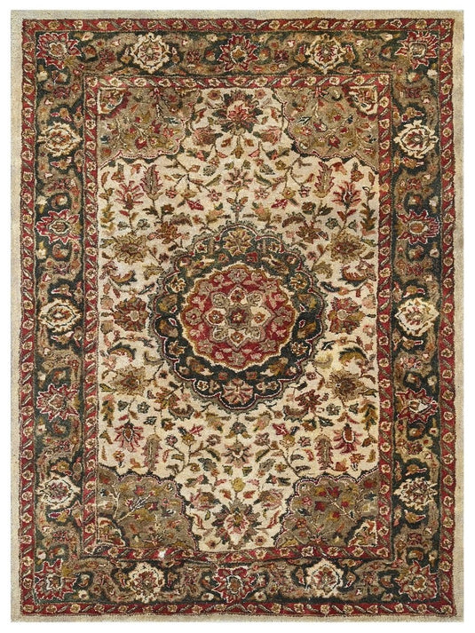 The Ambiente Abt_16 Ivory Brown Empire Rugs