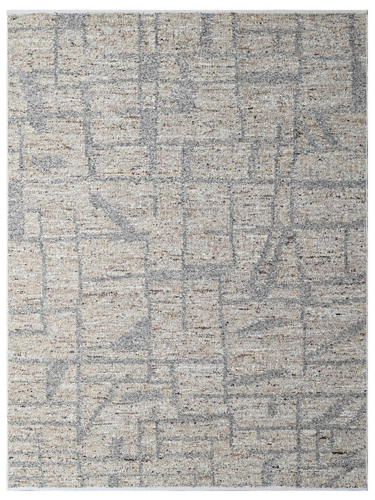 The Ambiente Ari_26 Beige Bamboo Silk Hand Knotted Rugs