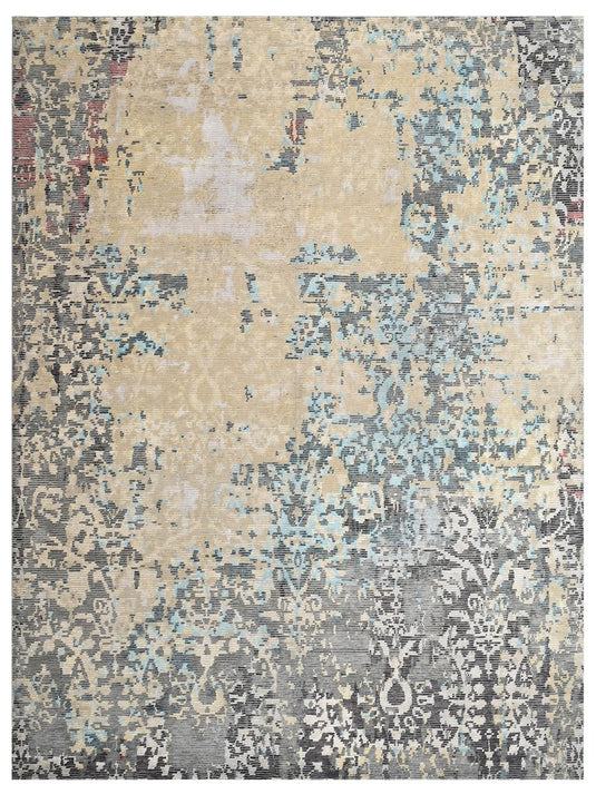 The Ambiente At_51 Multi Color Hand Knotted Wool Rugs