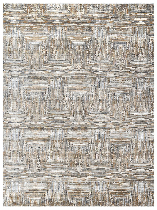 The Ambiente Atl_15 Copper Bamboo Silk Handloom Rugs