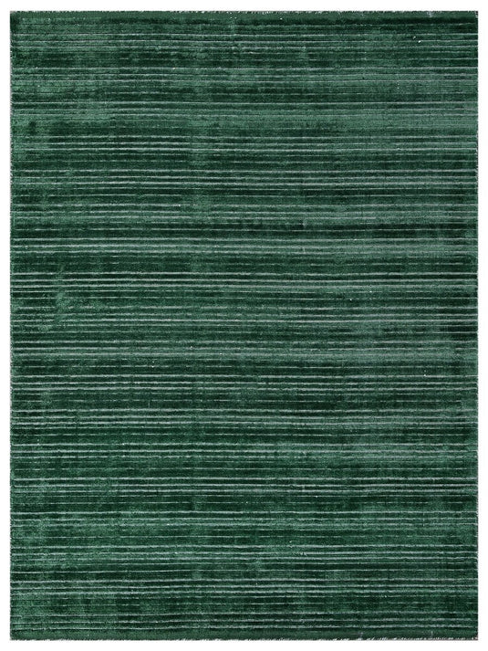The Ambiente Bbl_d.green SOLID Handloom Wool &amp; Bamboo Silk Rugs
