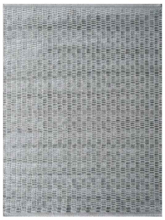 The Ambiente Bbp_marine Bamboo Silk Hand Knotted Rugs