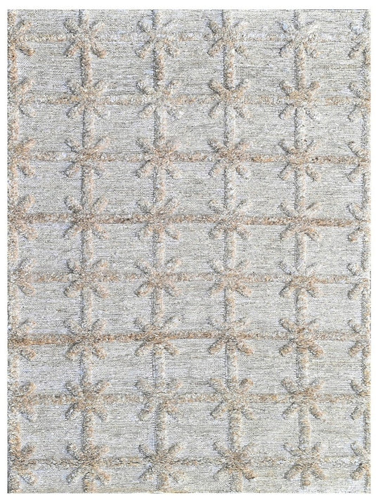 The Ambiente Bd_3 Cream Prakrat Textured Hand Knotted Wool Rugs