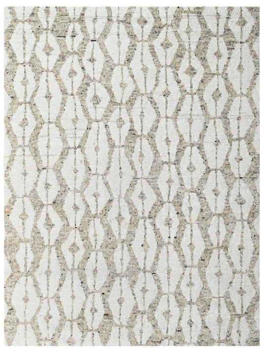 The Ambiente Du_04 Ecru Bamboo Silk Hand Knotted Rugs