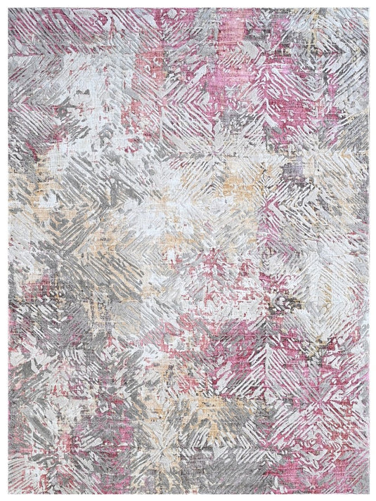 The Ambiente Fl_79 Peach Gold Bamboo Silk Hand Knotted Rugs