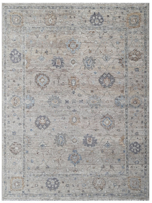 The Ambiente HP_48 Camel Classic Floral Hand Knotted Rugs