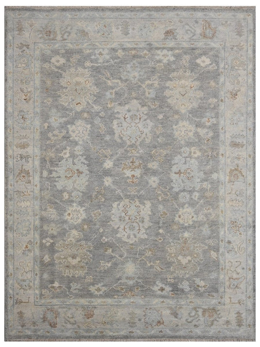 The Ambiente HP_68 Silver Ivory Bamboo Silk Hand Knotted Rugs