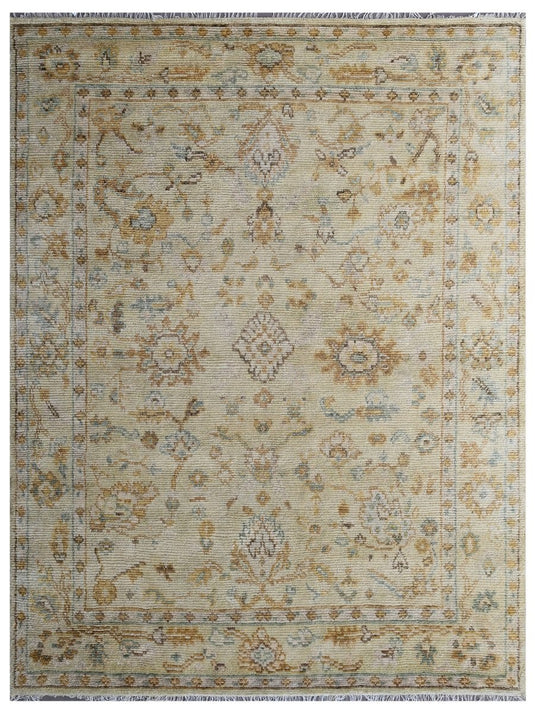 The Ambiente Abt_08 Black Brown Bamboo Silk Hand Knotted Rugs