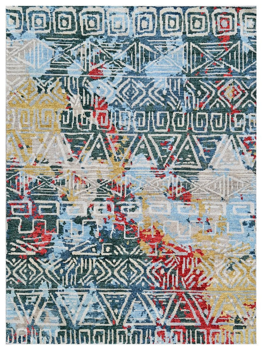 The Ambiente Zr_306 Brown Bamboo Silk Hand Knotted Rugs