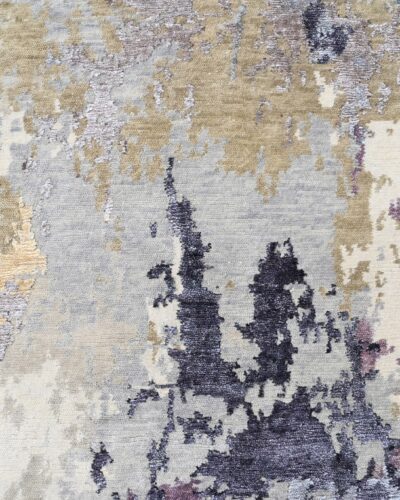 CH_04 WH SILVER BLUE RUST RUGS