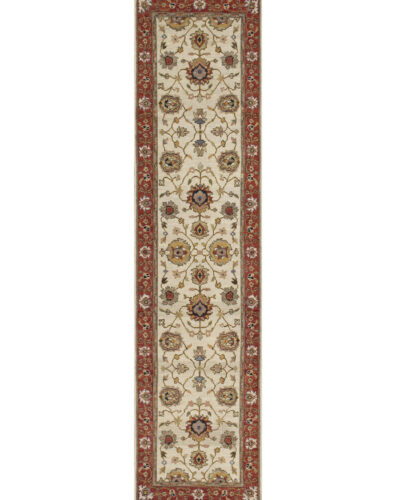 M_6 IVORY RED RUGS