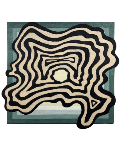 BROKEN ISLAND_BLACK BLUE RUGS