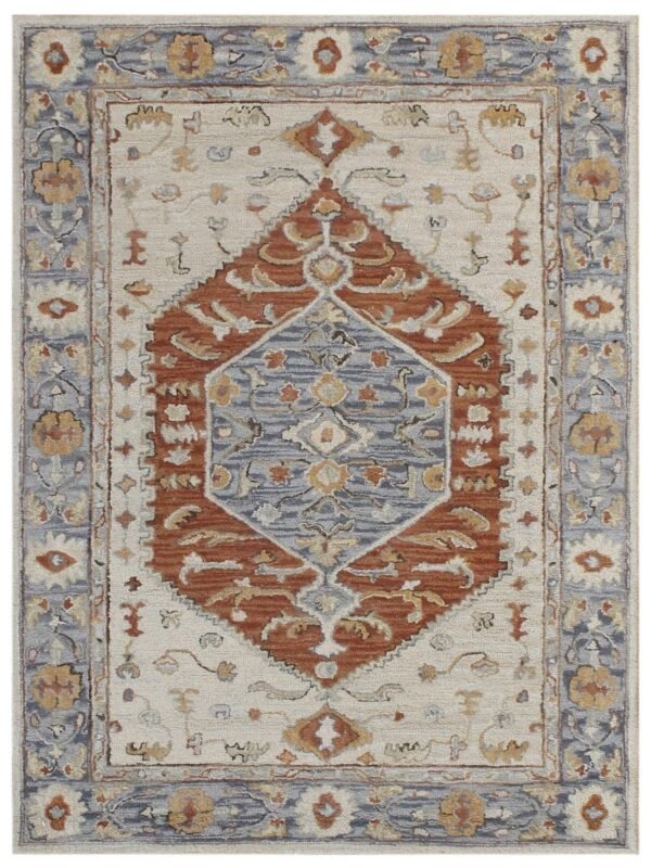 HPT_7 BEIGE GOLD BLUE RUGS