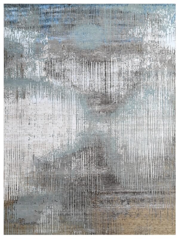 RD_80 LT.BLUE SILVER RUGS