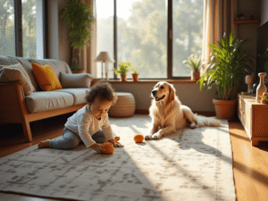 Read more about the article Pet-Friendly & Kid-Proof: Durable Rugs You Can Safely Buy Online in India