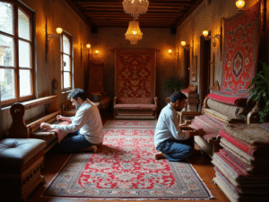 Read more about the article Which is the India’s largest manufacturer of hand knotted rugs?