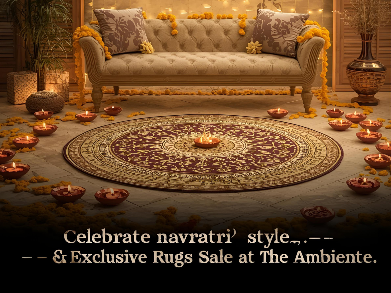 Read more about the article Make Your Home Festive-Ready with The Ambiente’s Navratri Sale Offers