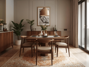 Read more about the article Best Place to Buy Dining Rugs & Carpet Online in Ahmedabad | Elegant, Durable & Easy-to-Clean Designs