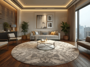 Read more about the article Best Place to Buy Round Rugs for Living Room in India: Style, Quality & Comfort Combined