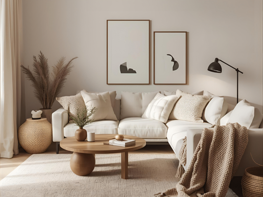 Do you have cozy rugs that match neutral winter décor?”