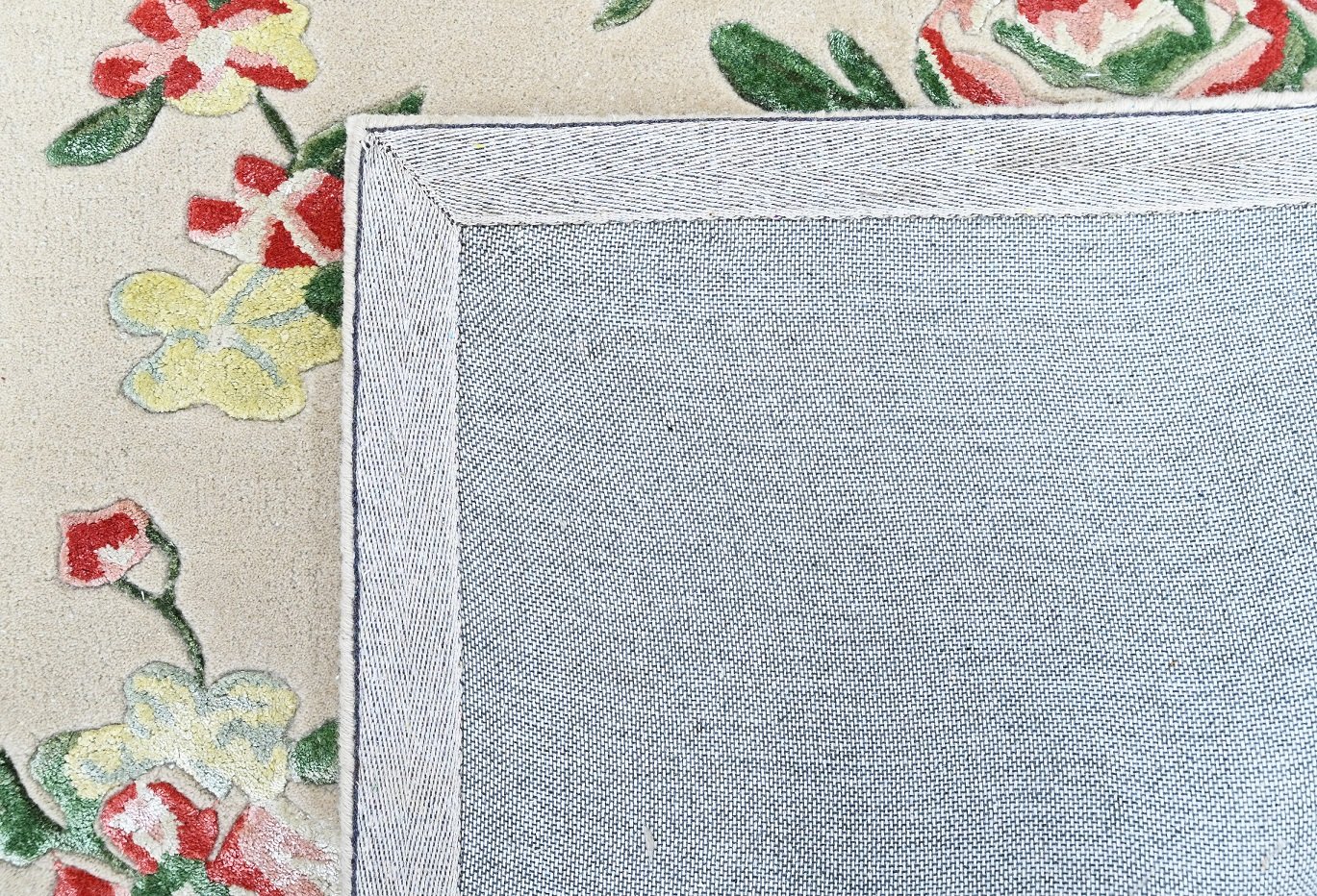 TFTA_107 BEIGE GREEN RUGS - Image 5