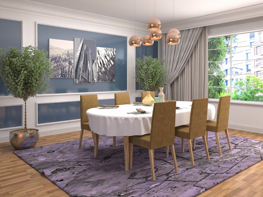 You are currently viewing Best Place to Buy Geometric Rugs and Carpet for Dining Room in India