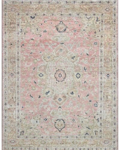 HP_226 RUST LT.BLUE RUGS