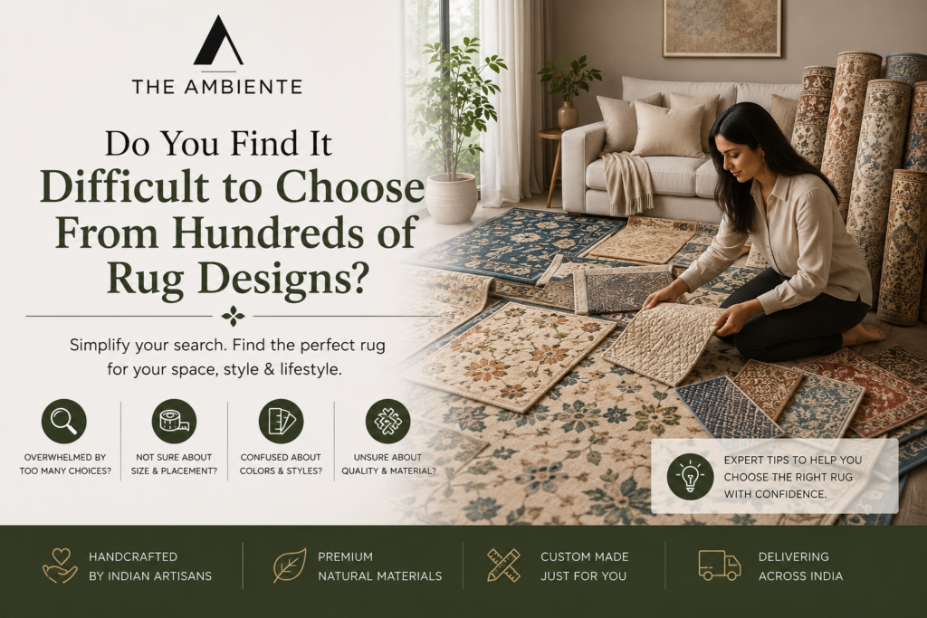 Do You Find It Difficult to Choose From Hundreds of Rug Designs