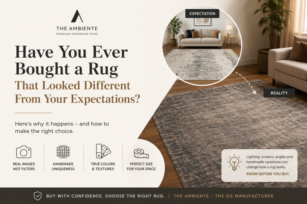 Have You Ever Bought a Rug That Looked Different From Your Expectations